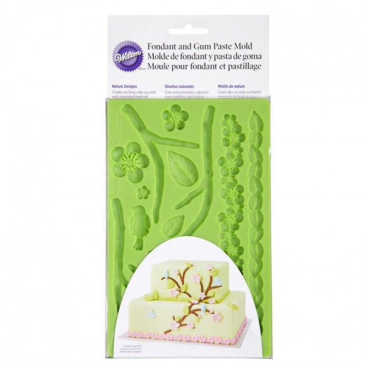 WILTON MOLDE SILICON NATURALEZA