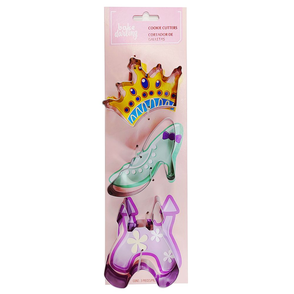 SET CORTADOR DE GALLETAS PRINCESAS
