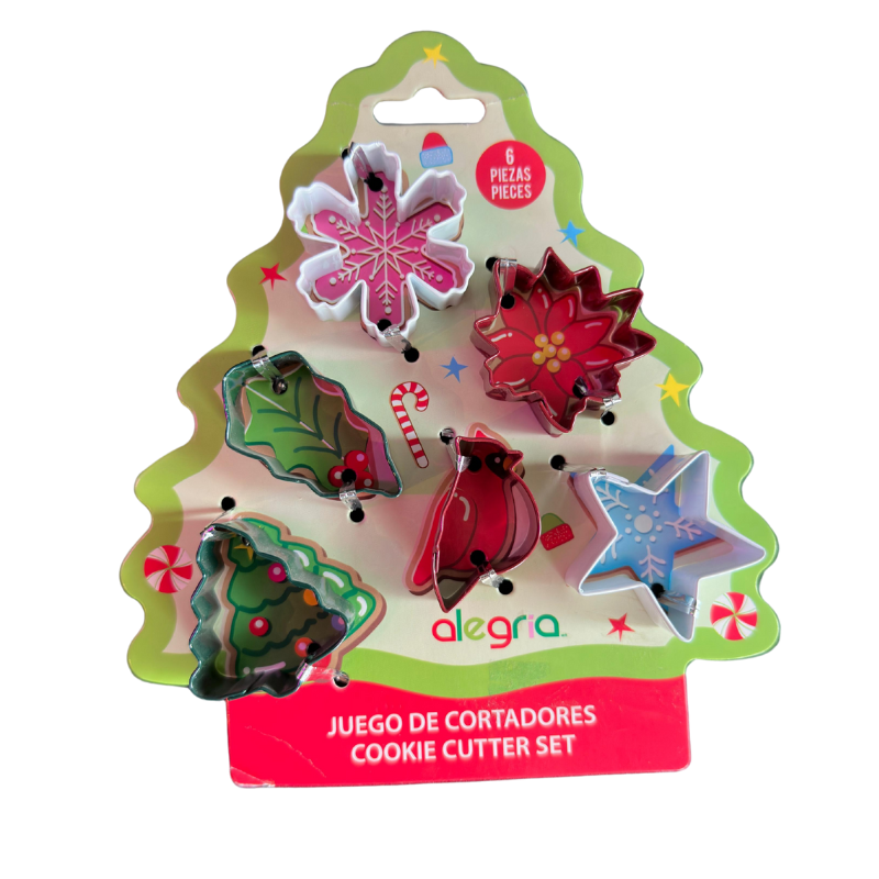 SET DE CORTADORES NAVIDEÑOS 6pz