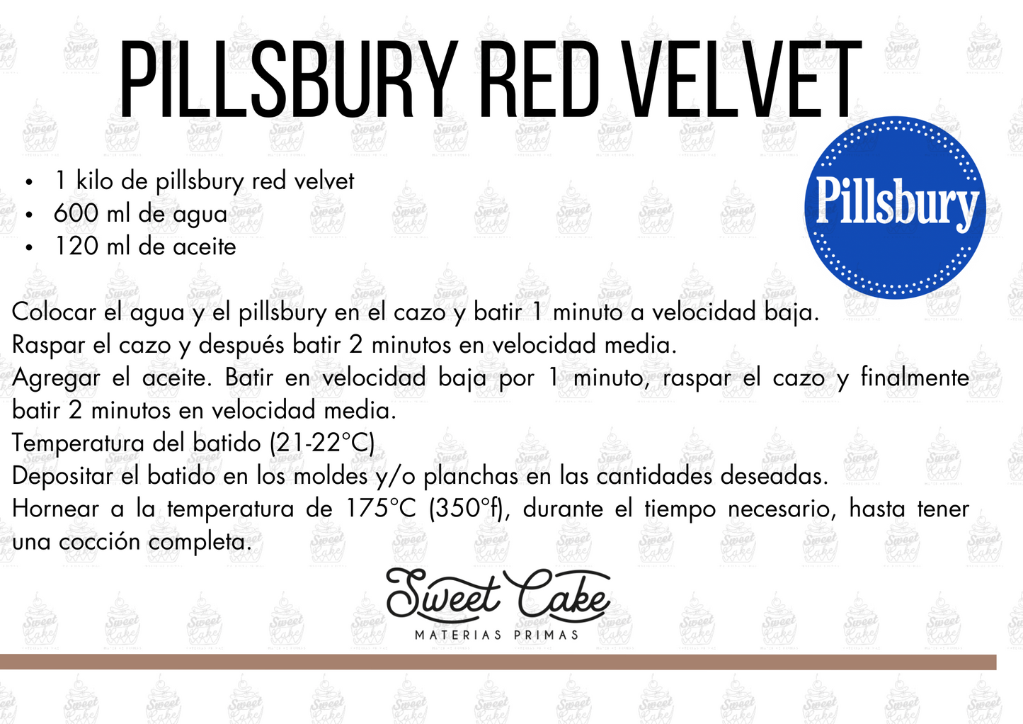 RECETA PILLBURY RED VELVET