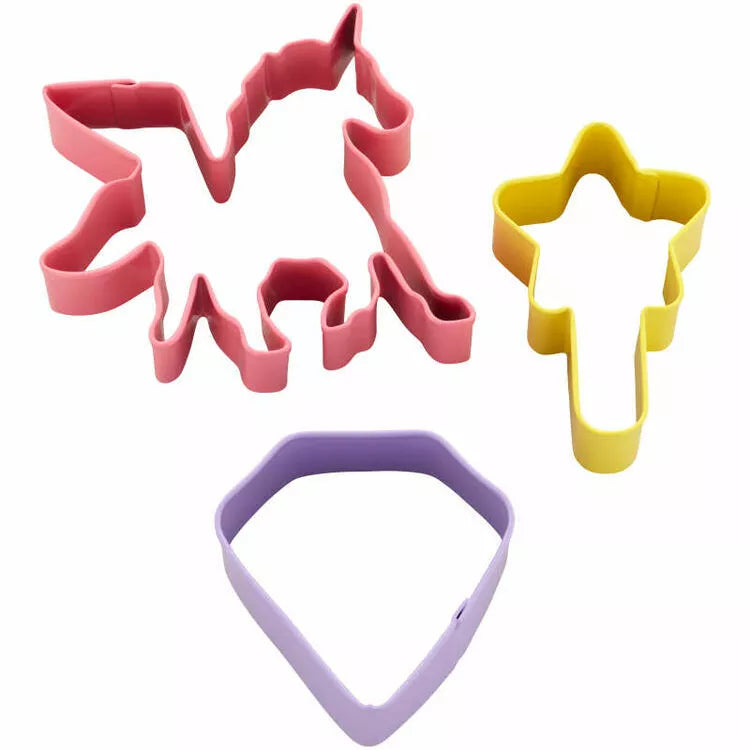 WILTON JUEGO DE CORTADORES UNICORNIO 3 PZA
