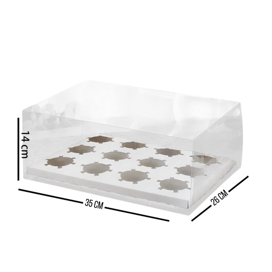 CAJA PARA CUPCAKE ACETATO