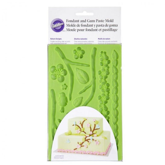 WILTON MOLDE SILICON NATURALEZA
