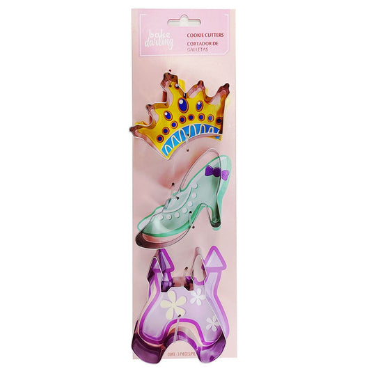 SET CORTADOR DE GALLETAS PRINCESAS