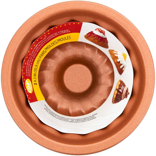 WILTON JUEGO 2 MOLDES MINI FLUTED
