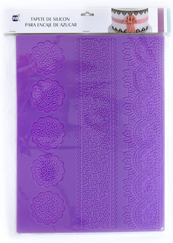 TAPETE DE SILICON PARA ENCAJE DE FONDANT
