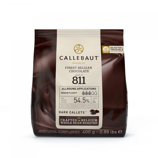 CALLEBAUT CHOCOLATE  SEMI AMARGO 54.5 % 400G