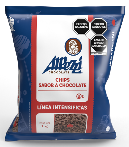 ALPEZZI CHIPS CHOCOLATE CON LECHE