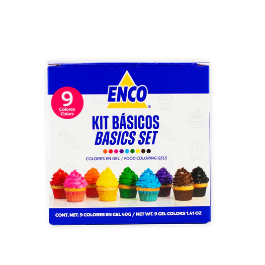 KIT 9 COLORES BASICOS (40G)