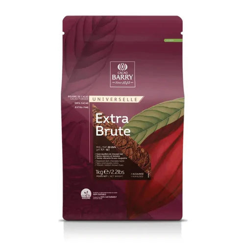 CALLEBAUT COCOA EXTRA BRUTE BARRY 1KG