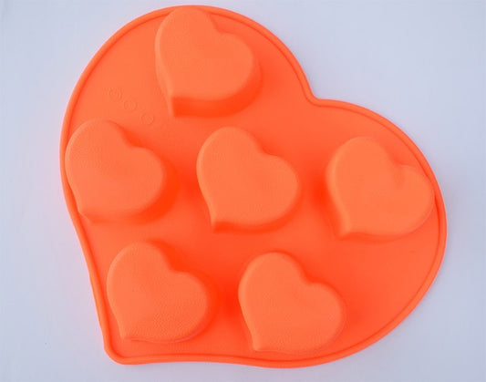 MOLDE CORAZON 6 SILICON